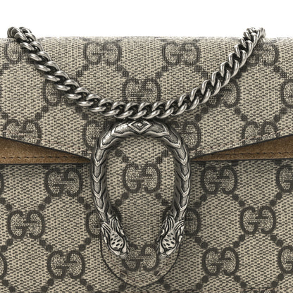 Gucci GG Supreme Monogram Super Mini Dionysus Shoulder Bag Taupe 8 of 11