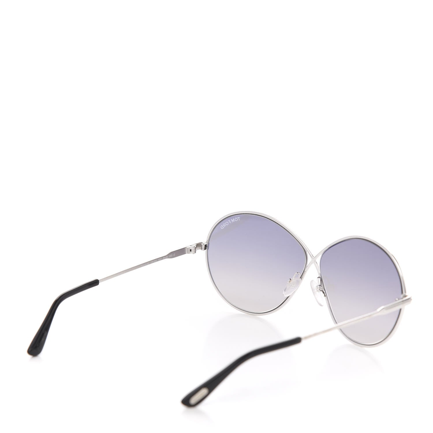 Tom Ford Metal Rania-02 Oval Sunglasses TF564 Silver 4 of 7