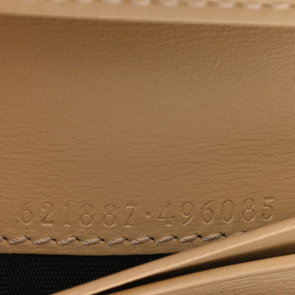 Gucci Boarded Plutone Calfskin Horsebit 1955 Card Case Wallet Bubble Tea 9 of 10
