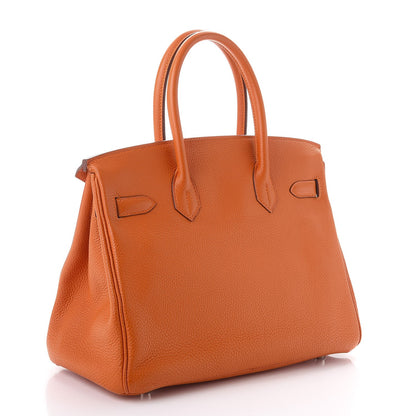 Hermes Togo Birkin 30 Orange 3 of 37