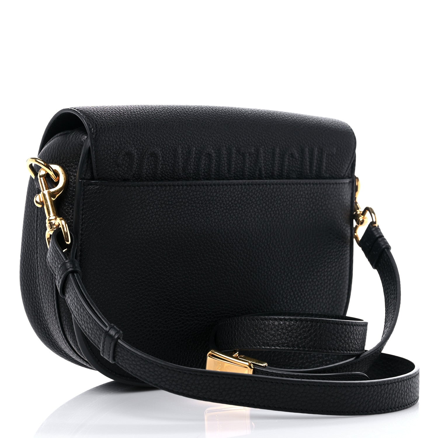 Christian Dior Grained Calfskin Medium Bobby Flap Black 3 of 11