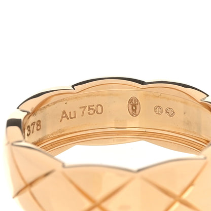 Chanel 18K Beige Gold Small Coco Crush Ring 55 7.5 5 of 6