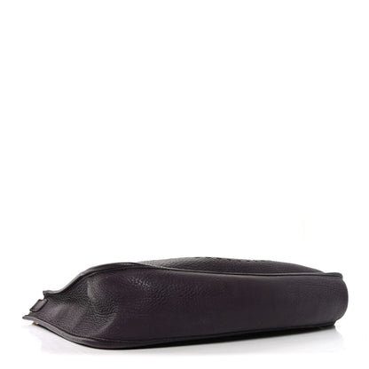 Hermes Taurillon Clemence Evelyne GM Raisin 4 of 9