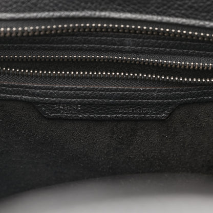 Celine Drummed Calfskin Micro Luggage Black 6 of 12