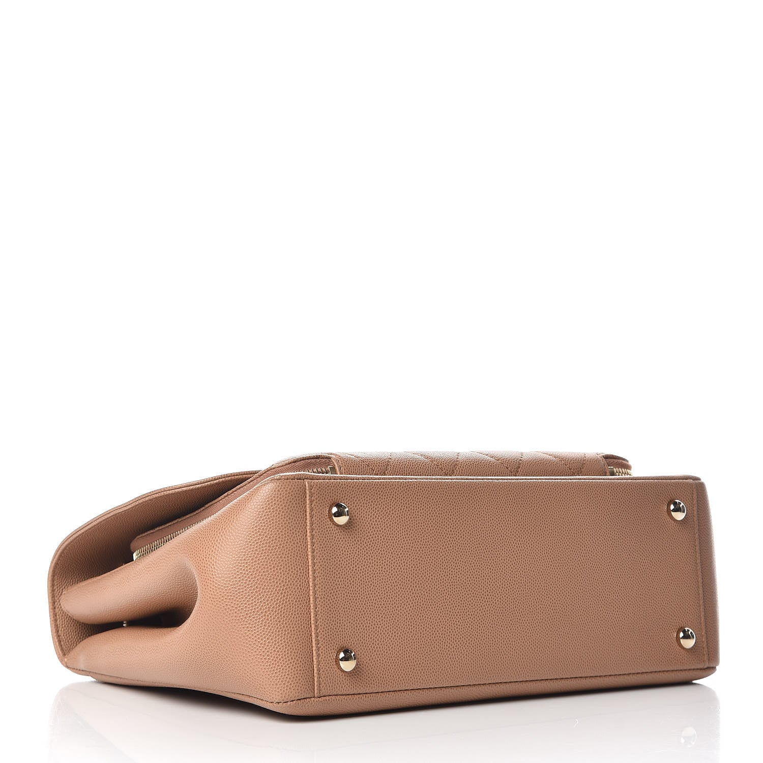 Chanel Caviar Quilted Large Business Affinity Flap Camel 4 of 11