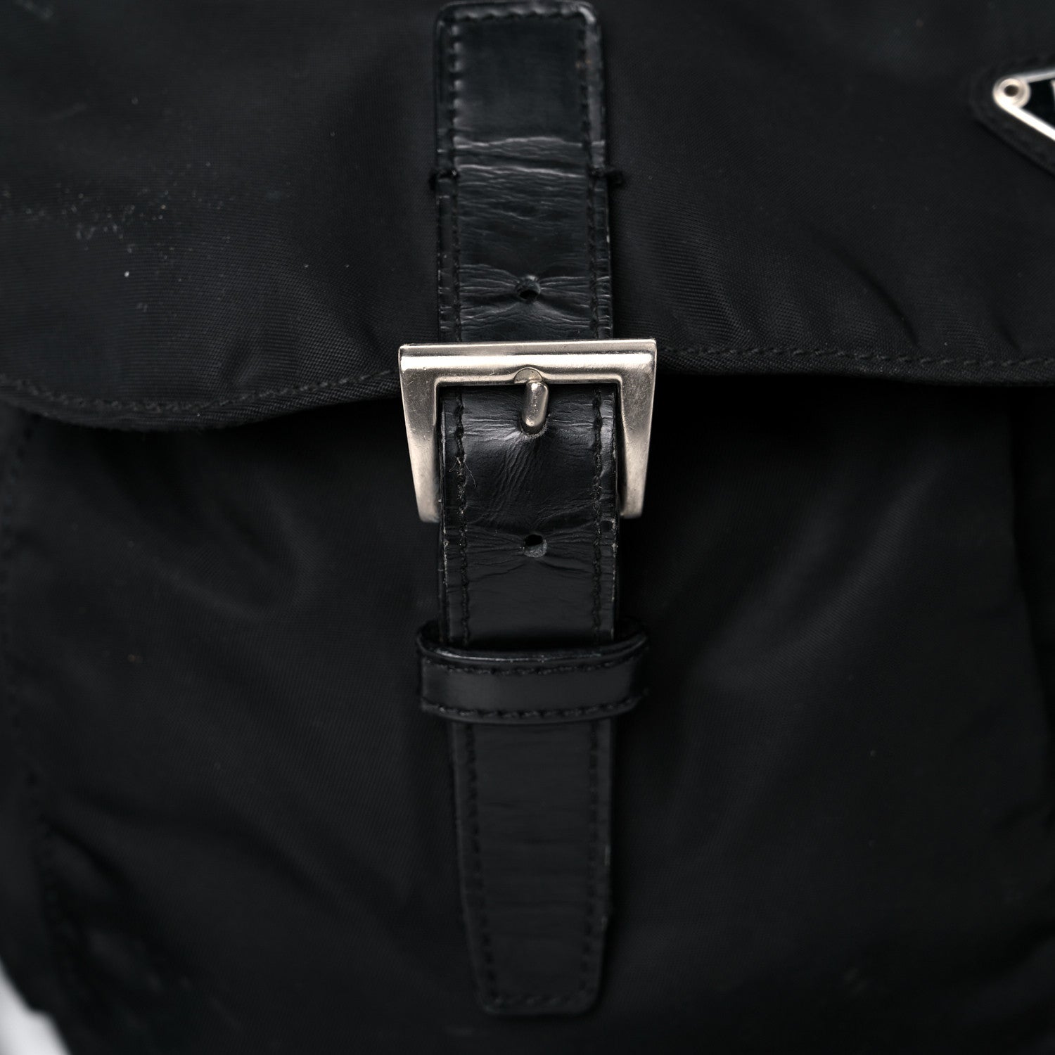 Prada Nylon Vela Messenger Bag Black 14 of 16