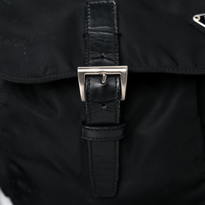 Prada Nylon Vela Messenger Bag Black 14 of 16