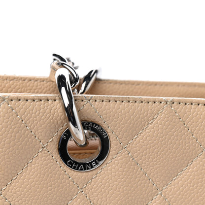 Chanel Caviar Quilted Grand Shopping Tote GST Beige 12 of 12