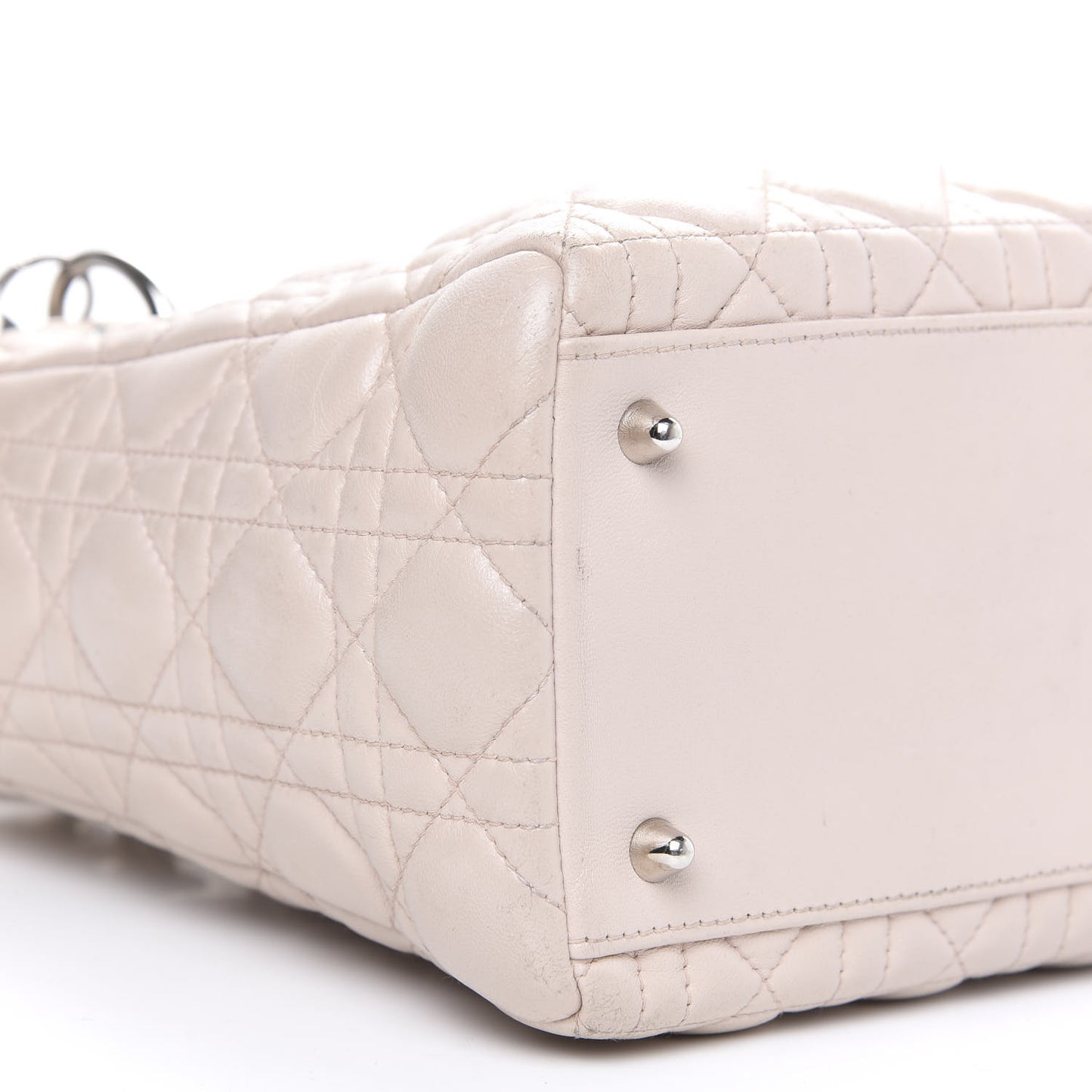 Lambskin Cannage Medium Lady Dior Light Pink