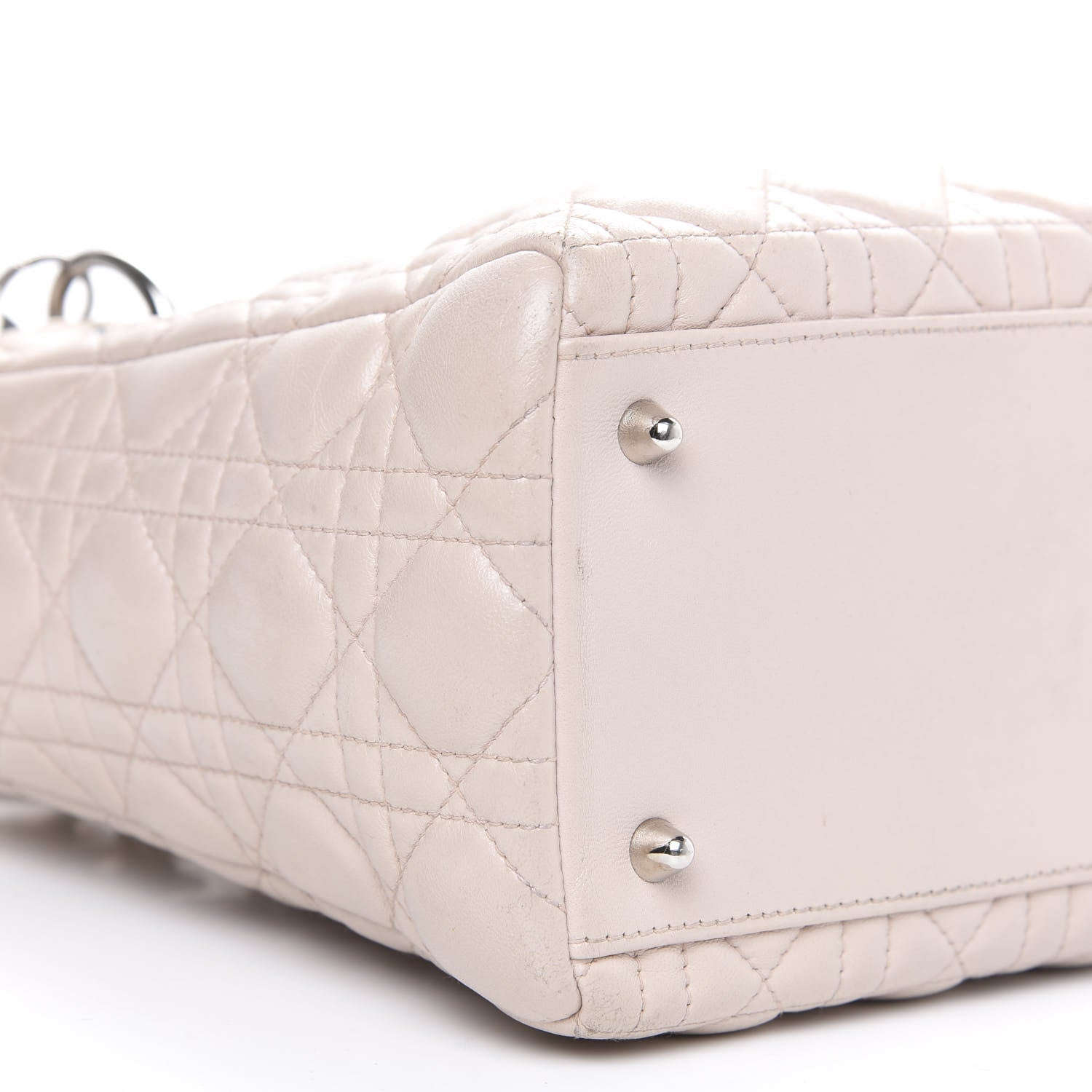 Christian Dior Lambskin Cannage Medium Lady Dior Light Pink 15 of 20