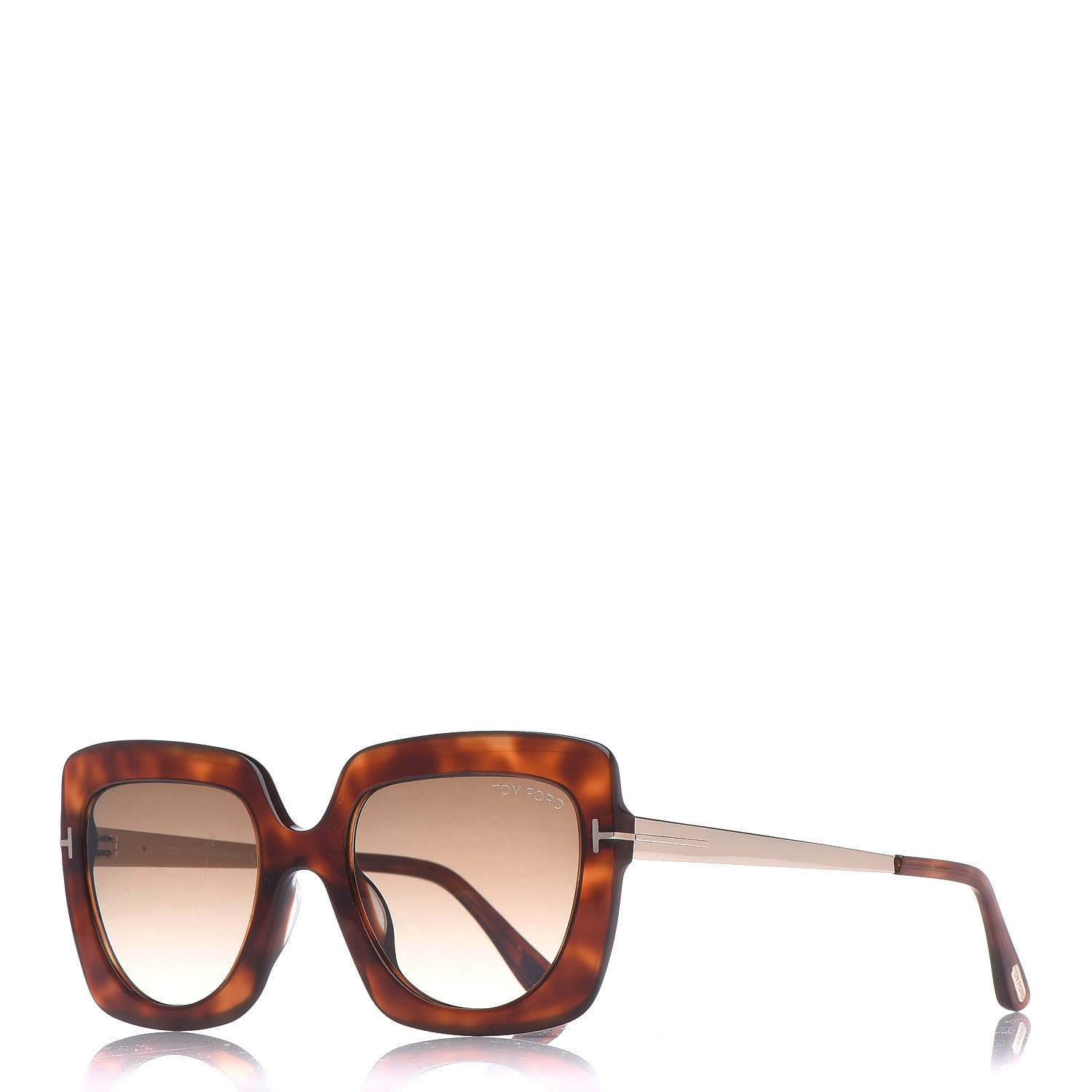 Tom Ford Jasmine Sunglasses TF610 Havana 1 of 8