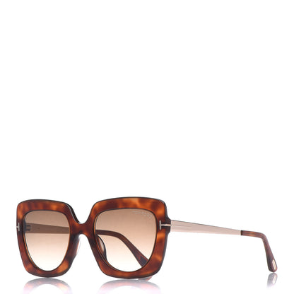 Tom Ford Jasmine Sunglasses TF610 Havana 1 of 8