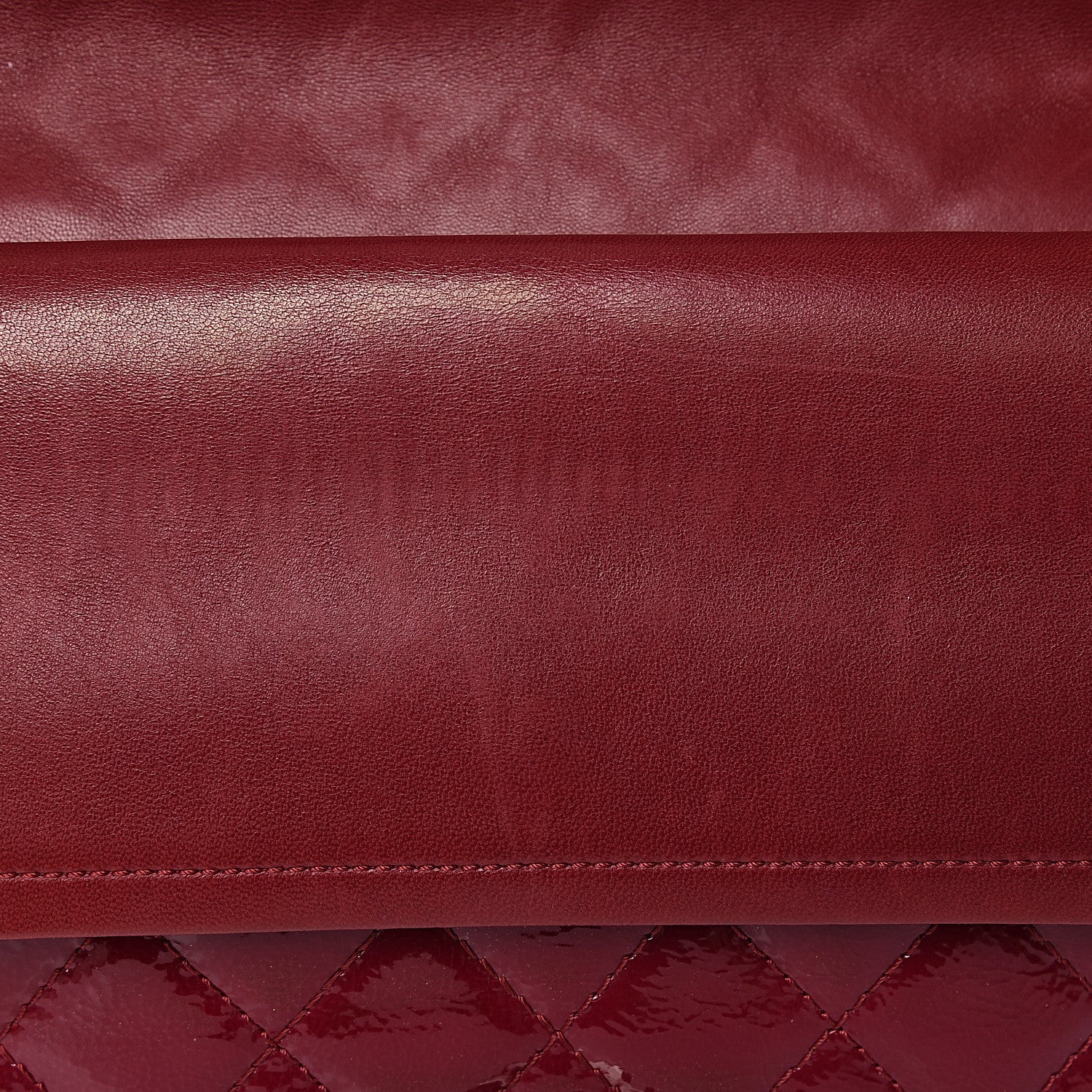 Chanel Distressed Patent Quilted 2.55 Reissue 227 Flap Red 14 of 18
