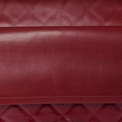 Chanel Distressed Patent Quilted 2.55 Reissue 227 Flap Red 14 of 18