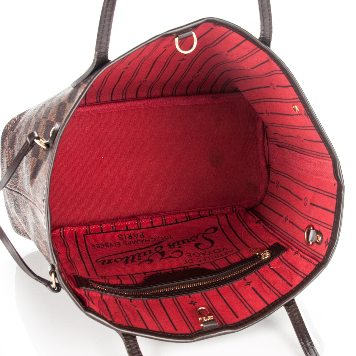 Louis Vuitton Damier Ebene Neverfull PM 5 of 8