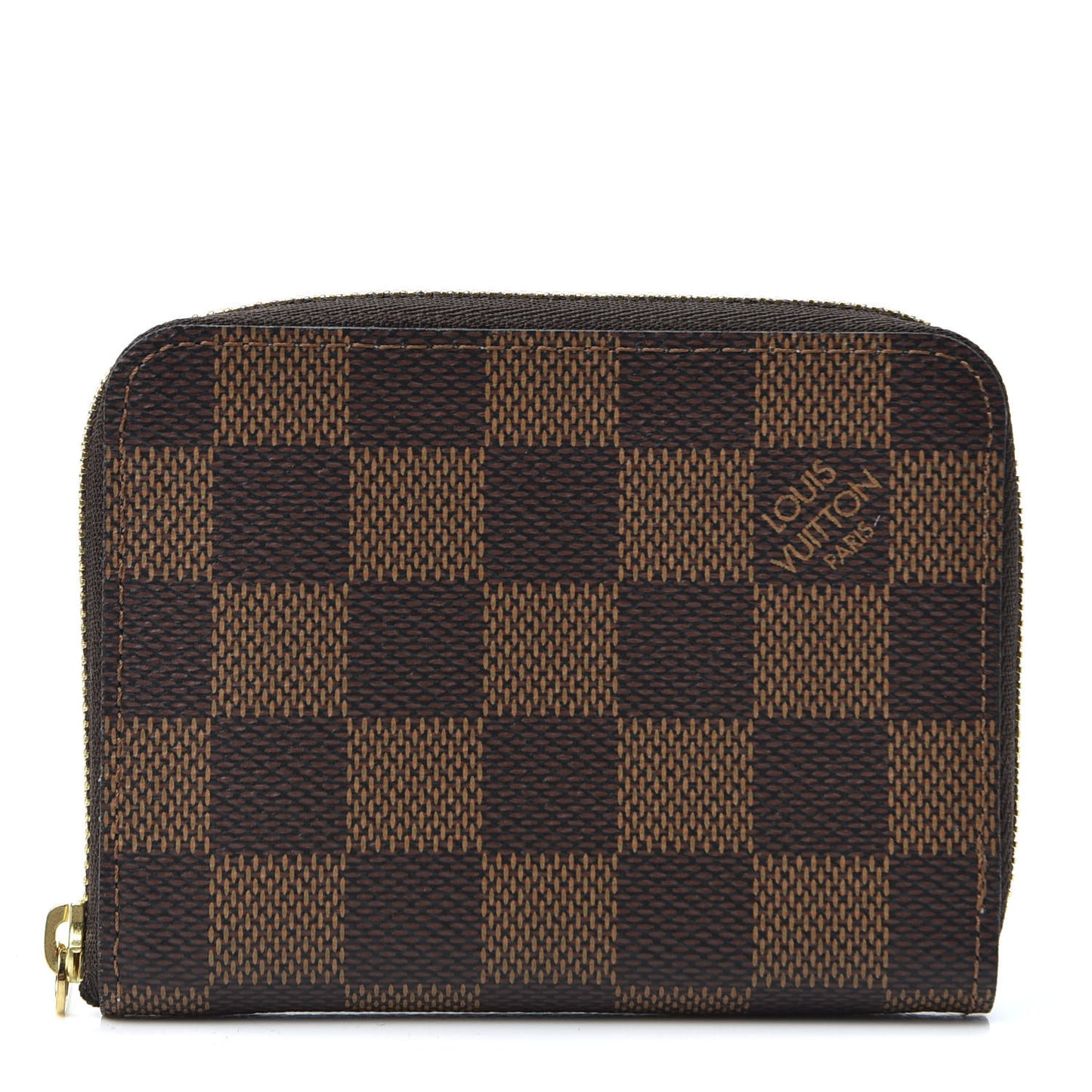 Damier Ebene Zippy Coin Purse Rose Ballerine