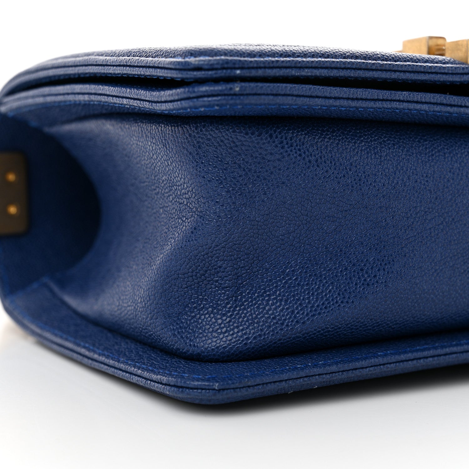 Chanel Caviar Quilted Small Boy Flap Dark Blue 9 of 10