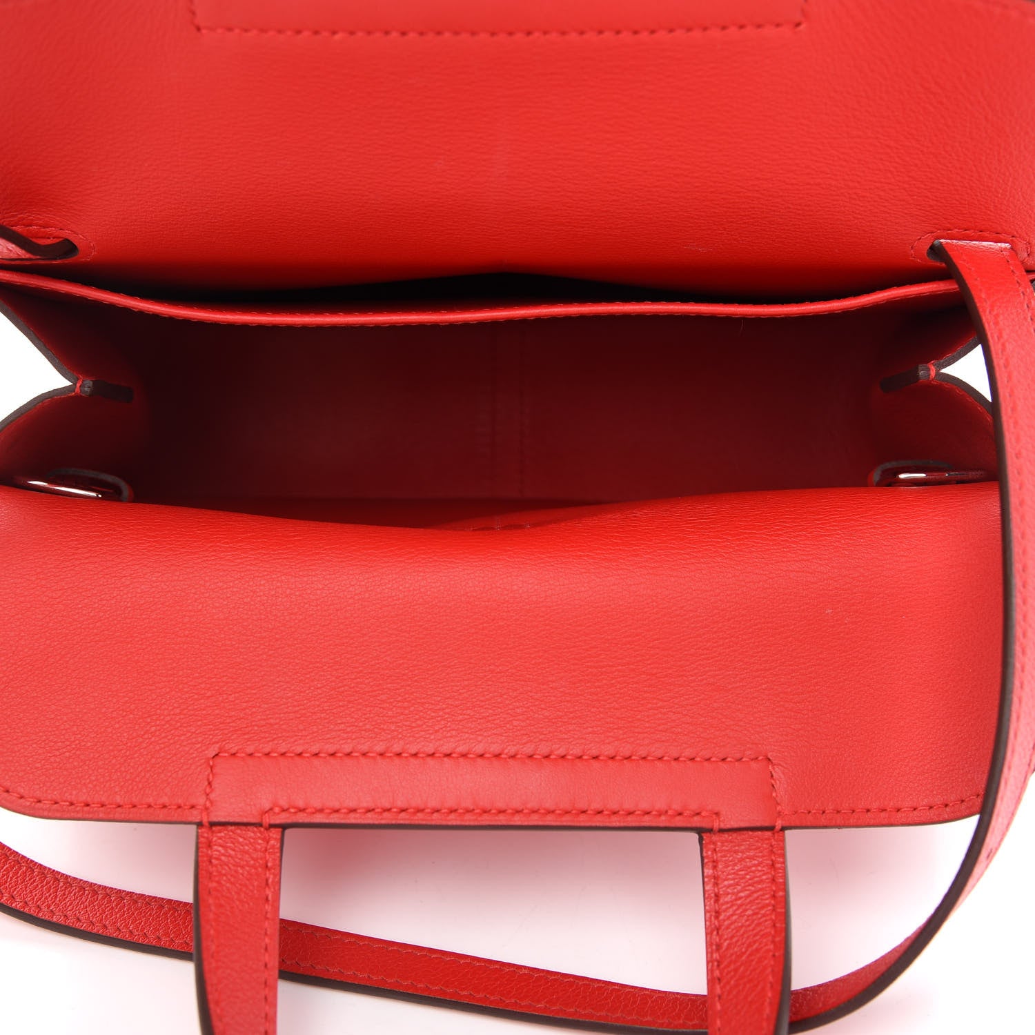 Hermes Evercolor Halzan 25 Rouge De Coeur 5 of 9