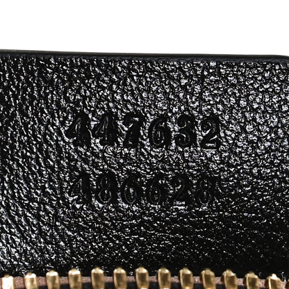 Gucci Monogram Matelasse Diagonal Small GG Marmont Chain Shoulder Bag Beige Black 7 of 12