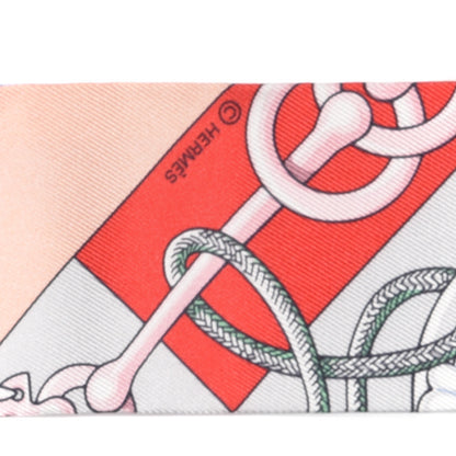 Hermes Silk Cliquetis Twilly Grenadine White Vert 3 of 4