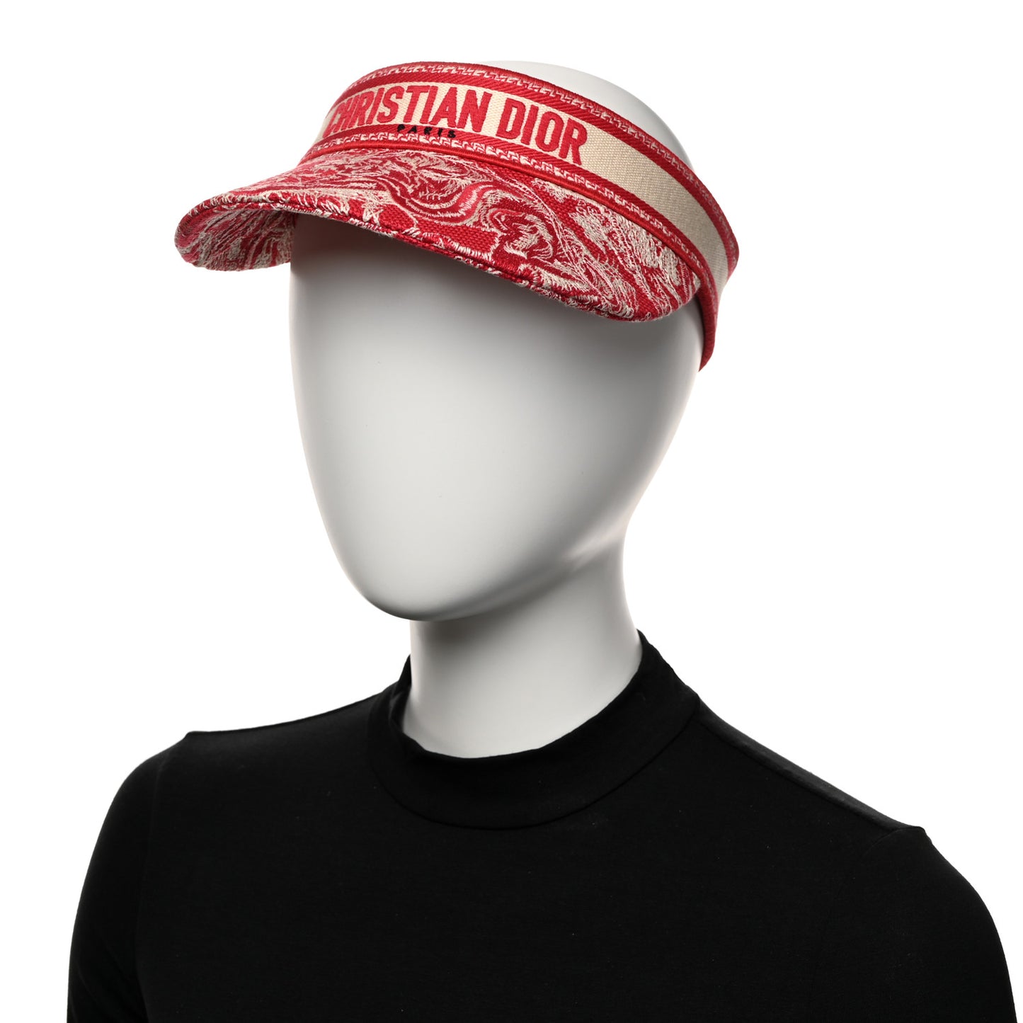 Toile De Jouy Reverse Visor Red