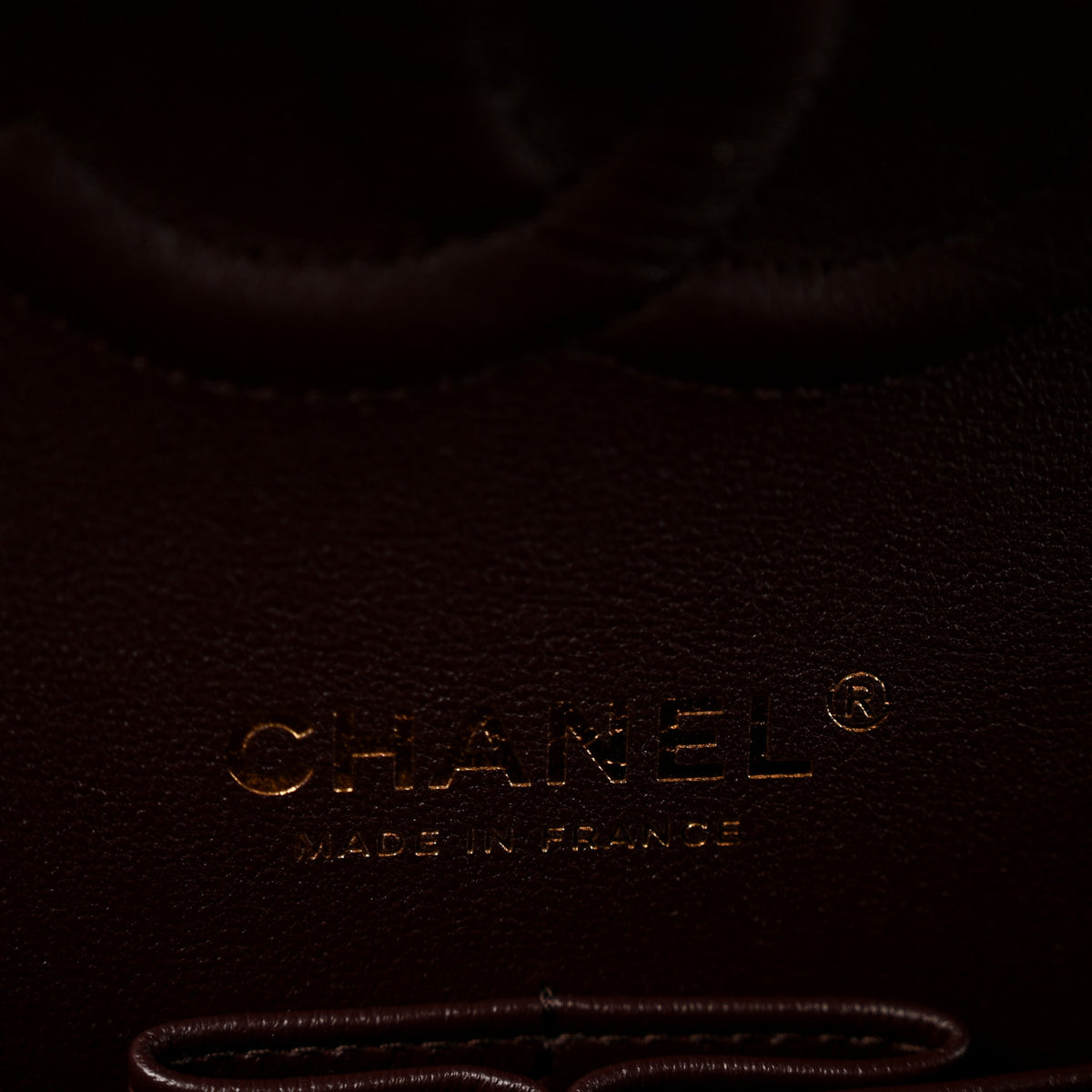 Caviar Quilted Medium Double Flap Dark Brown