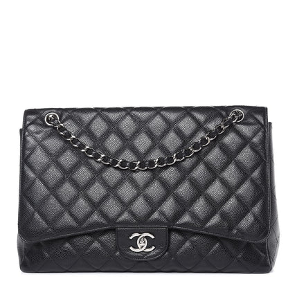 Chanel Caviar Quilted Maxi Single Flap Black 1 of 13
