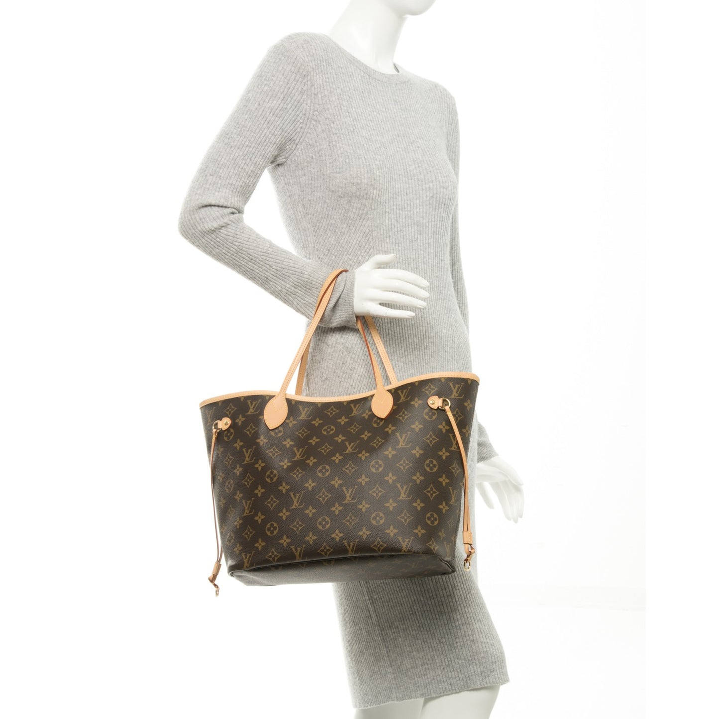 Monogram Neo Neverfull MM Rose Ballerine