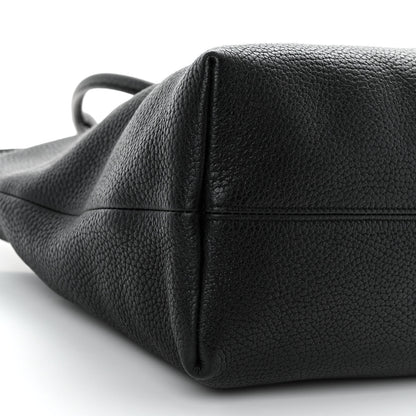 Burberry London Grainy Calfskin Medium Baynard Tote Black 9 of 12