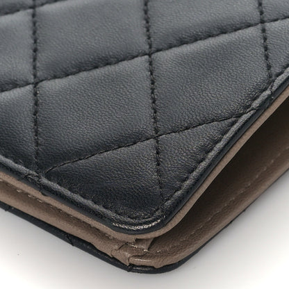 Chanel Lambskin Quilted Yen Wallet Black 9 of 9