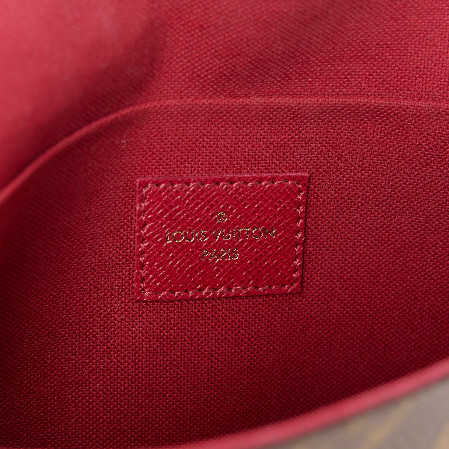 Louis Vuitton Monogram Pochette Felicie Chain Wallet Fuchsia 7 of 15