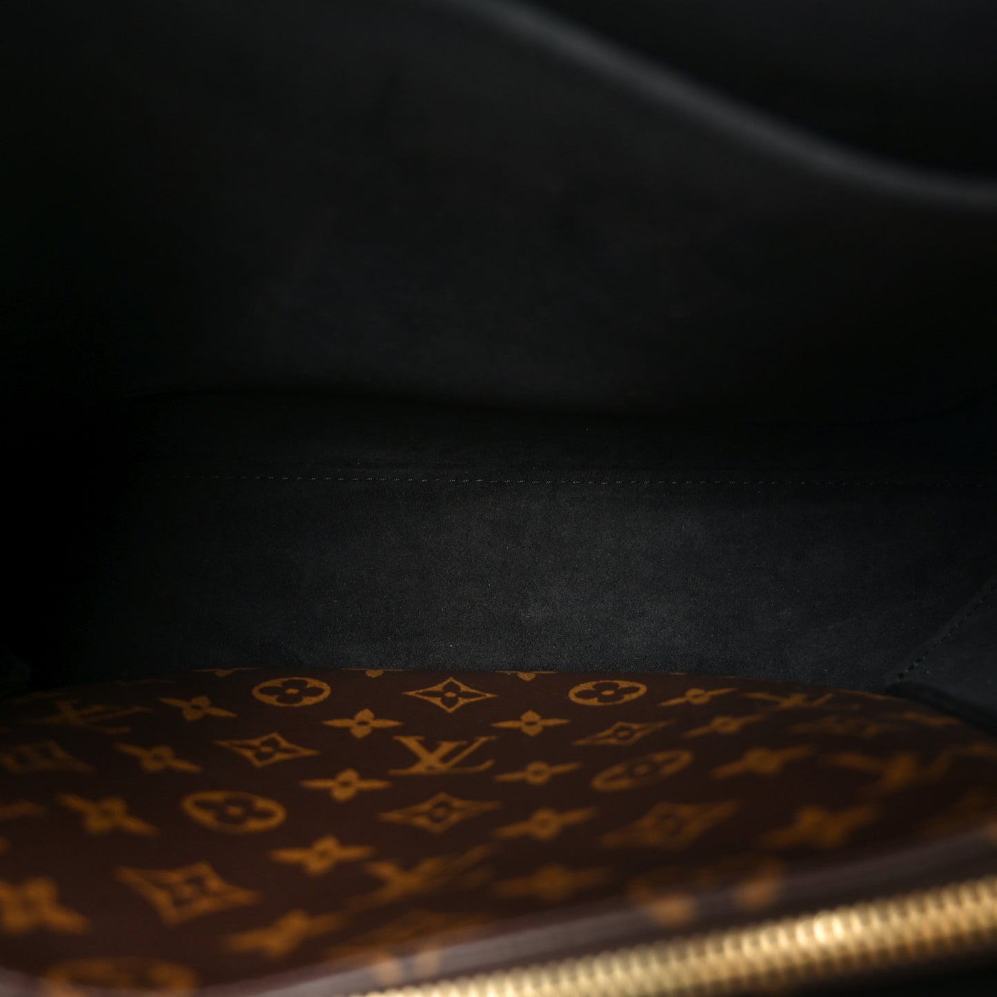 Monogram Flower Tote Black