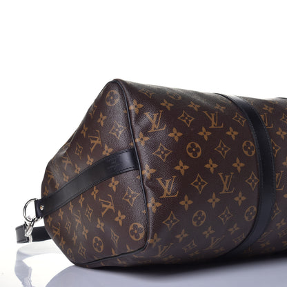 Louis Vuitton Monogram Macassar Keepall Bandouliere 45 7 of 8
