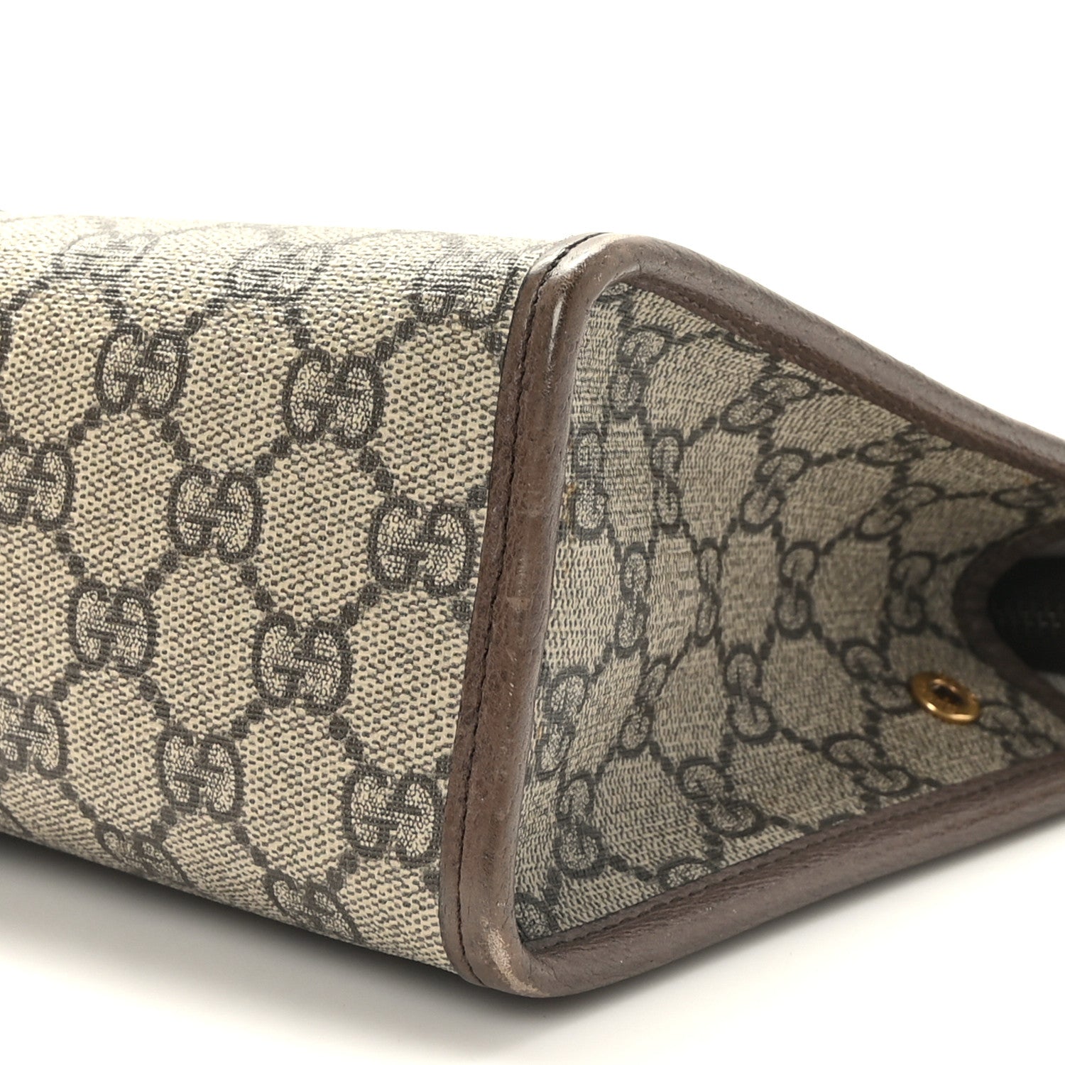 Gucci GG Supreme Monogram Web Ophidia GG Toiletry Case Beige New Acero 9 of 9