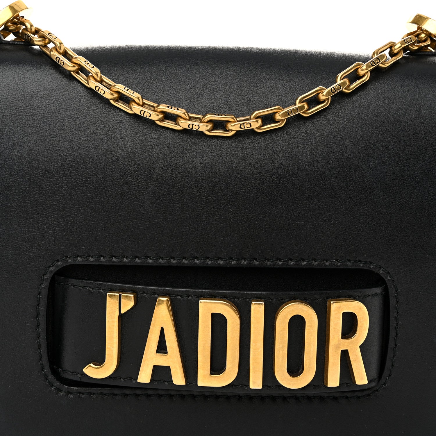 Christian Dior Calfskin J'Adior Chain Flap Bag Black 7 of 9