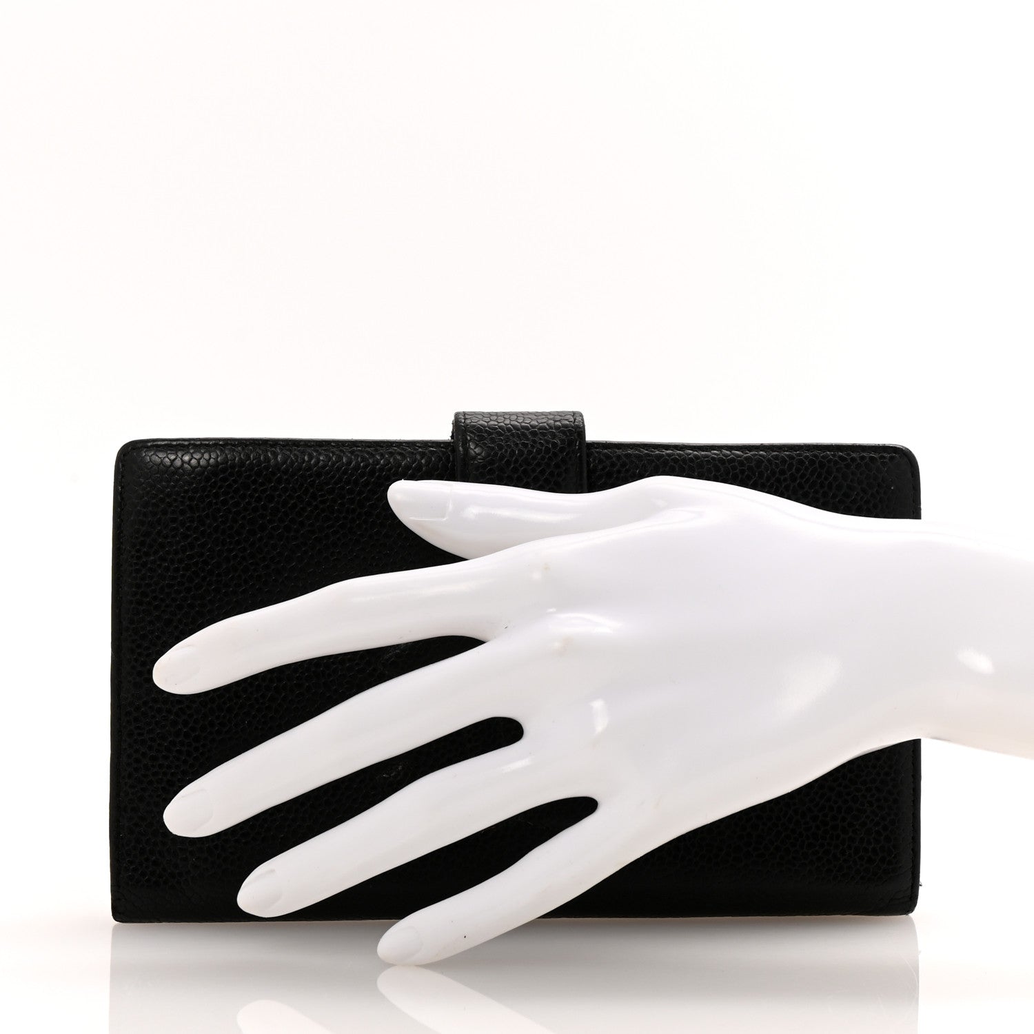 Chanel Caviar Timeless CC French Wallet Black 2 of 11