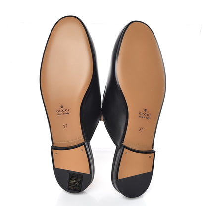 Gucci Calfskin Womens Princetown Slippers 37 Black 5 of 9