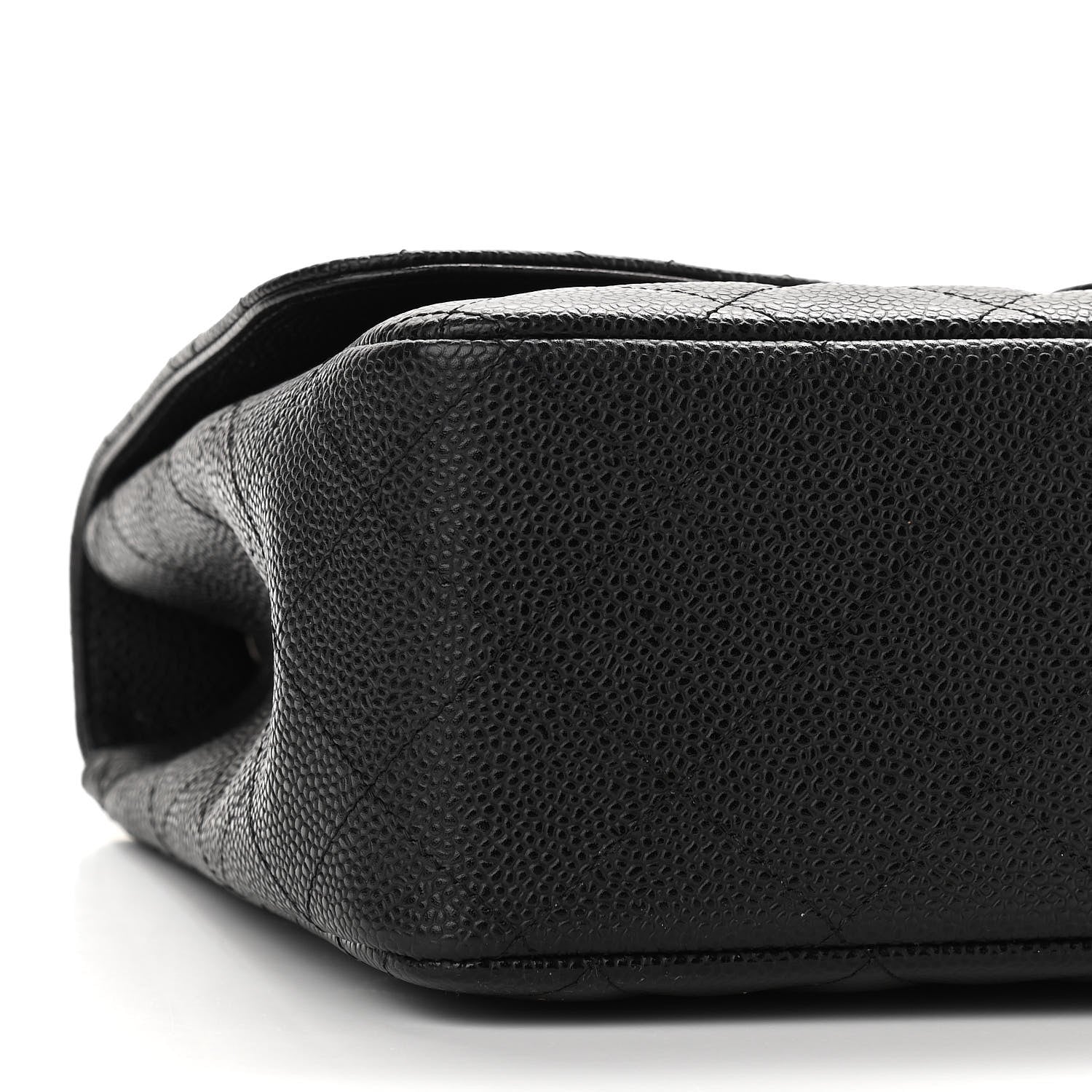 Chanel Caviar Quilted Jumbo Single Flap Black 5 of 12
