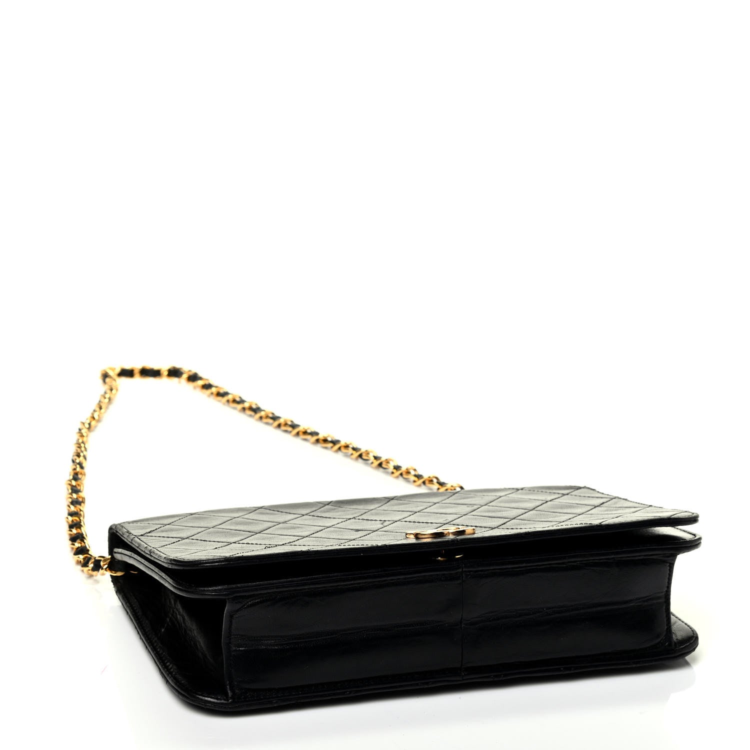 Chanel Lambskin Quilted Small Single Flap Black 3 of 4