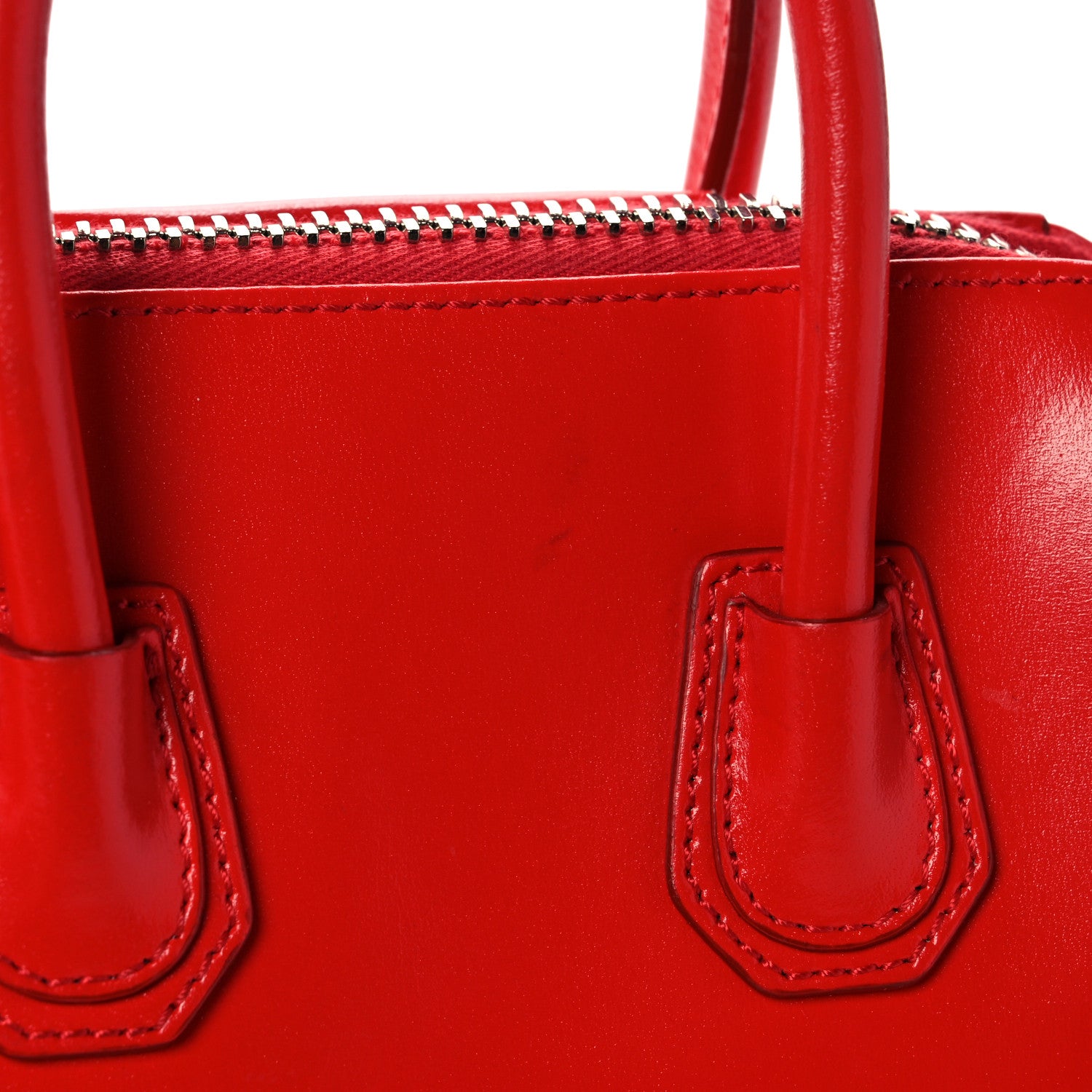 Givenchy Shiny Lord Calfskin Mini Antigona Red 13 of 16