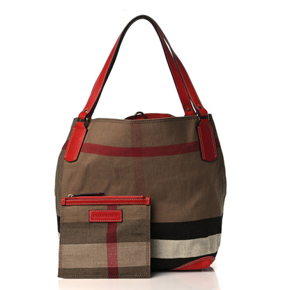 Burberry Canvas Mega Check Medium Maidstone Red 1 of 9