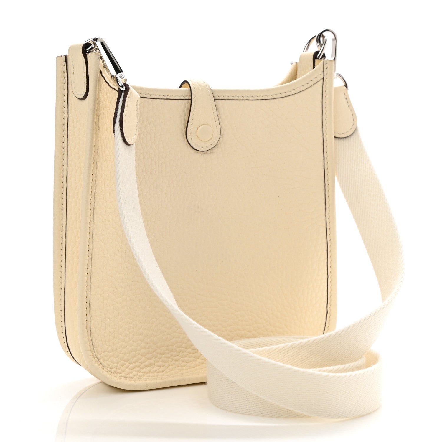 Hermes Taurillon Clemence Amazone Evelyne TPM Nata Craie 3 of 13