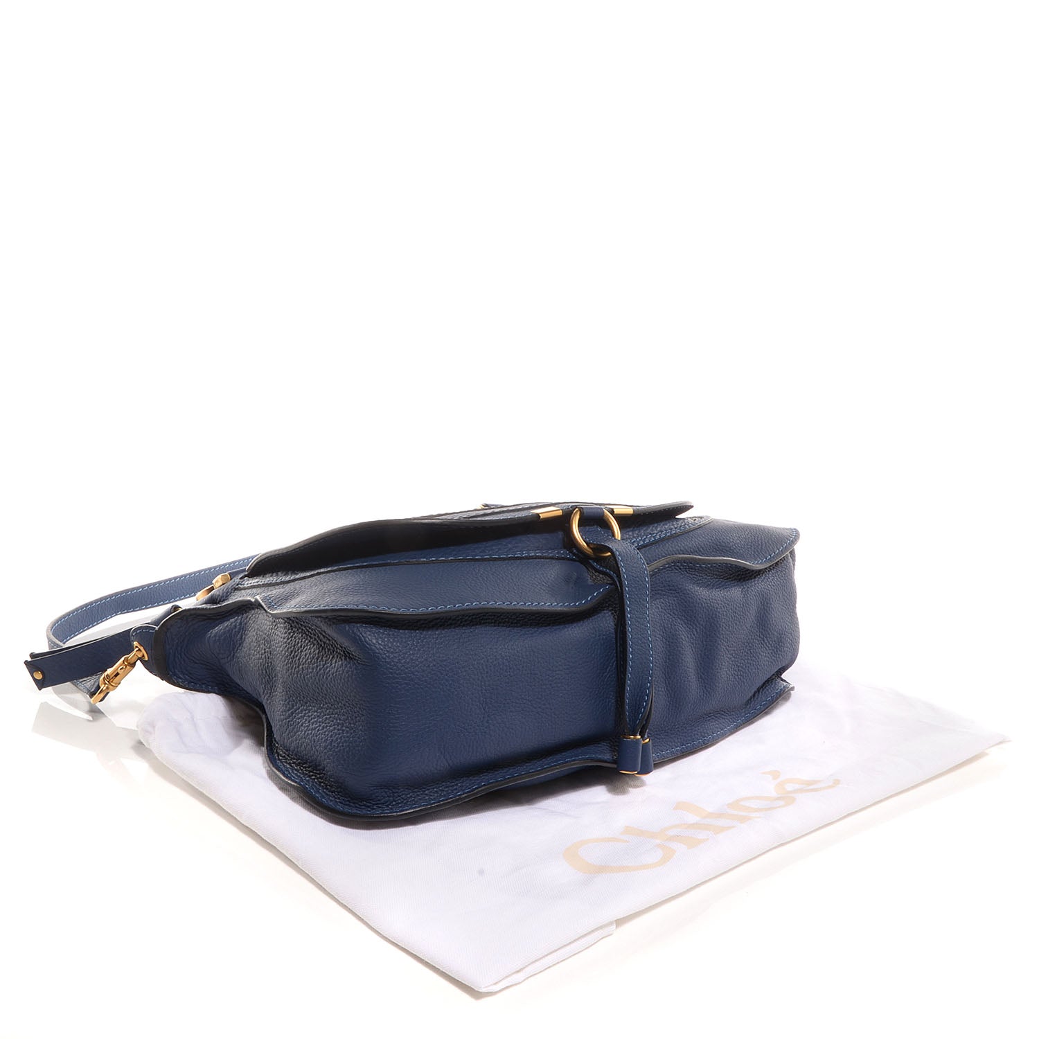 Chloe Calfskin Medium Marcie Satchel Scuba Blue 4 of 10