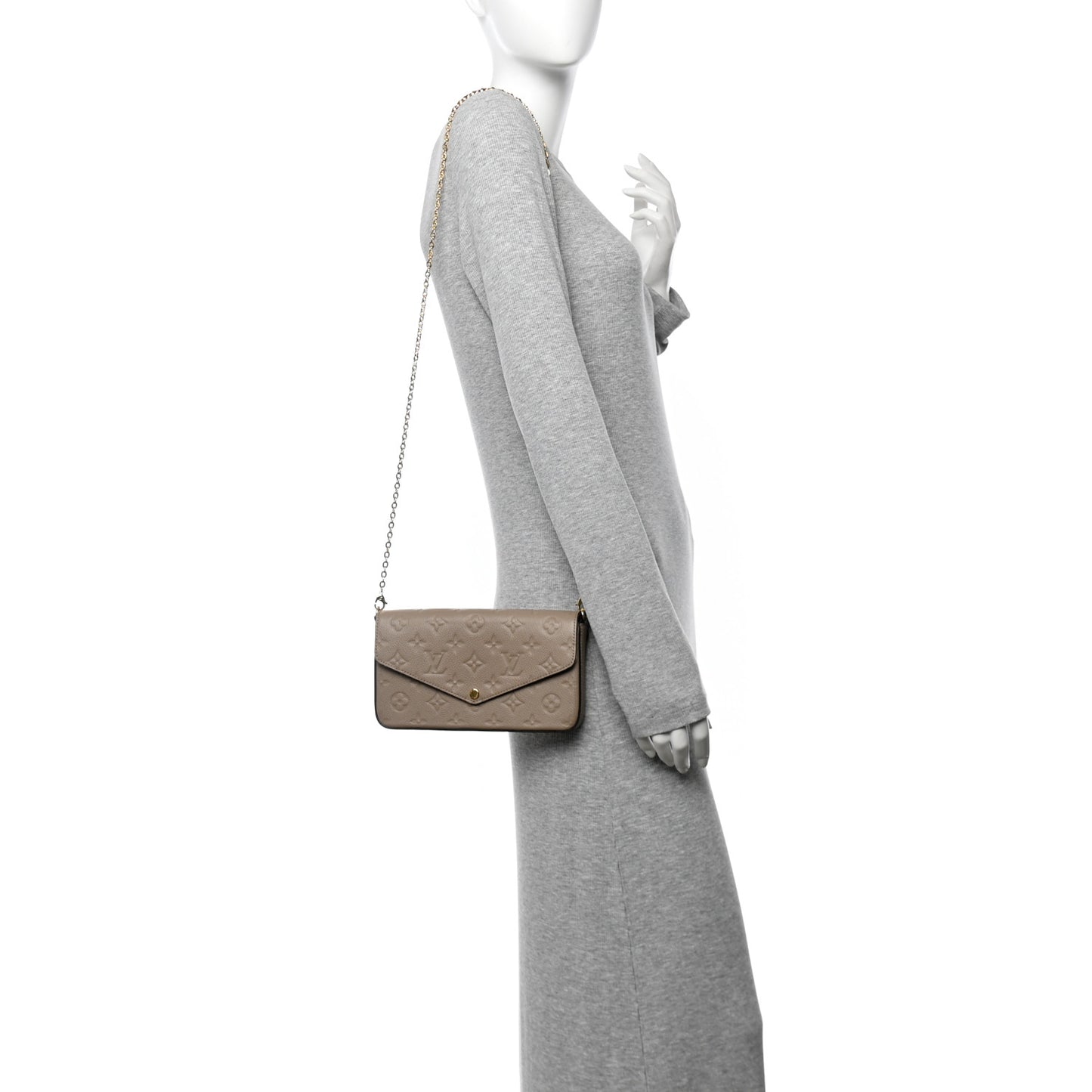 Empreinte Pochette Felicie Chain Wallet Tourterelle