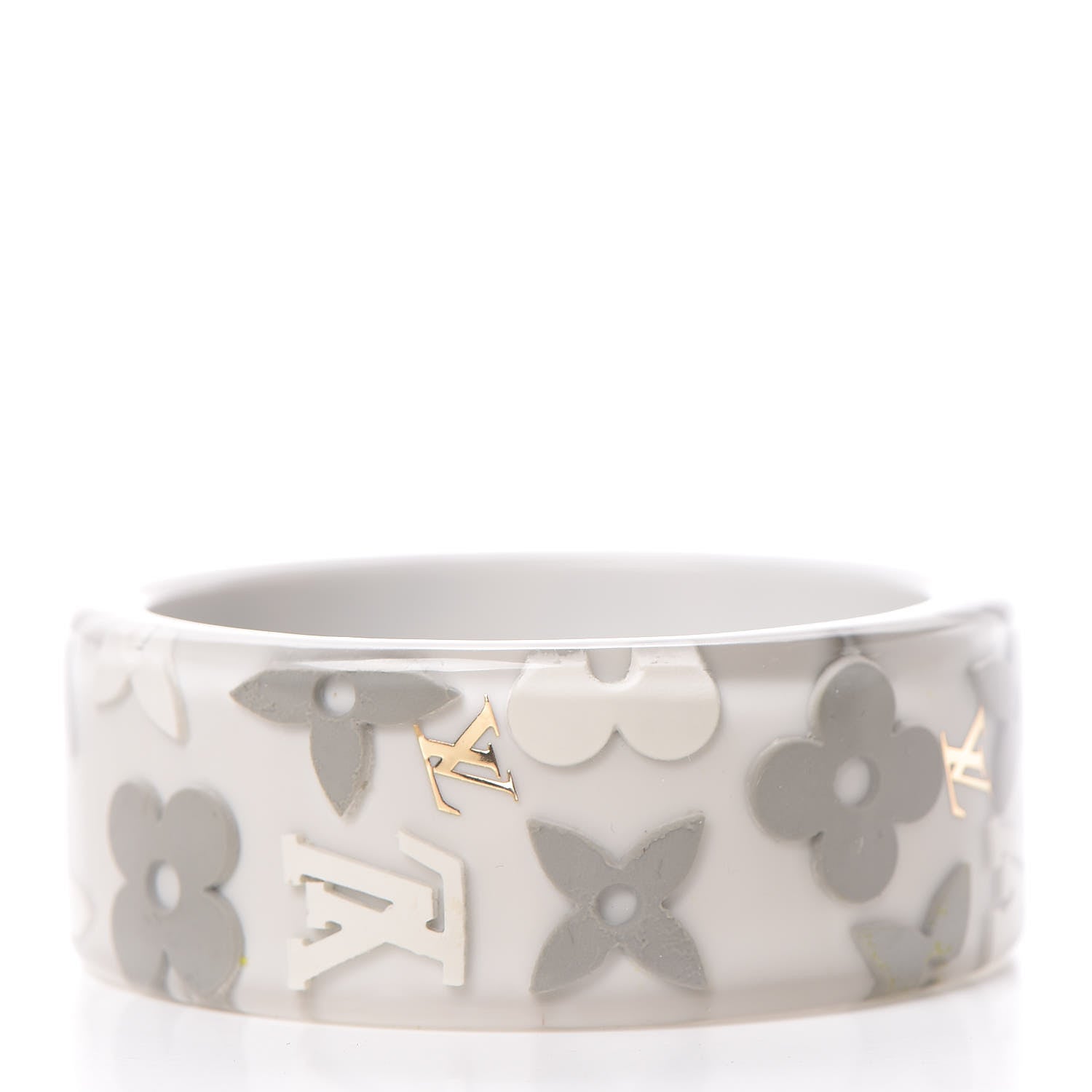 Louis Vuitton Resin Monogram Farandole Bracelet Grey 3 of 3