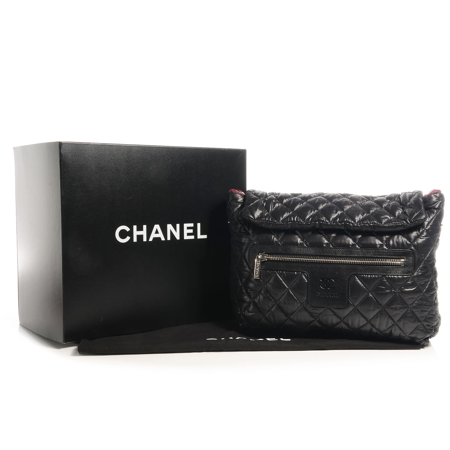 Chanel Nylon Coco Cocoon Backpack Black 10 of 10