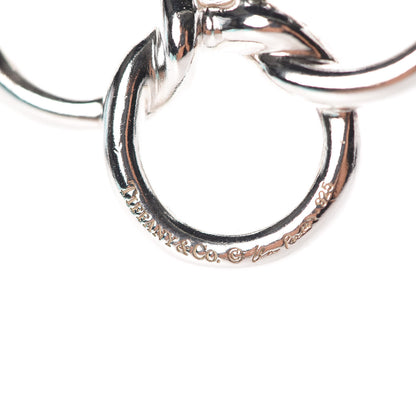 Tiffany Sterling Silver Quatrefoil Cord Necklace 5 of 6