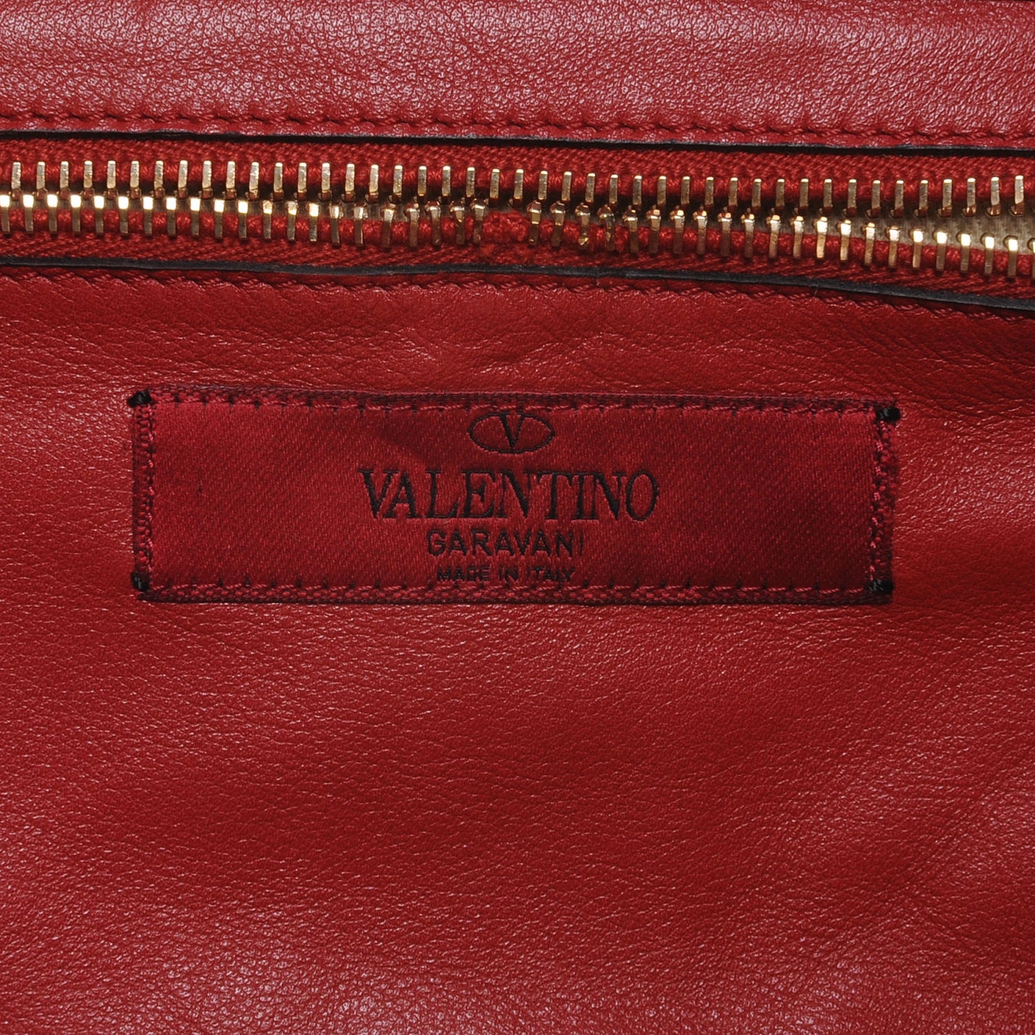 Valentino Garavani Vitello Small Rockstud Tote Rosso Valentino 7 of 8