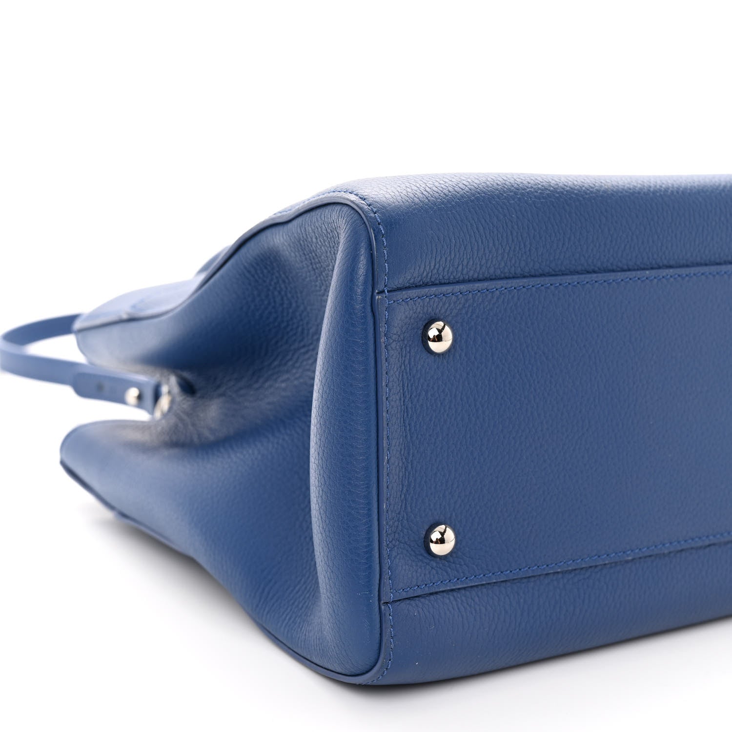 Chanel Grained Calfskin Small Neo Executive Shopper Tote Blue 8 of 9
