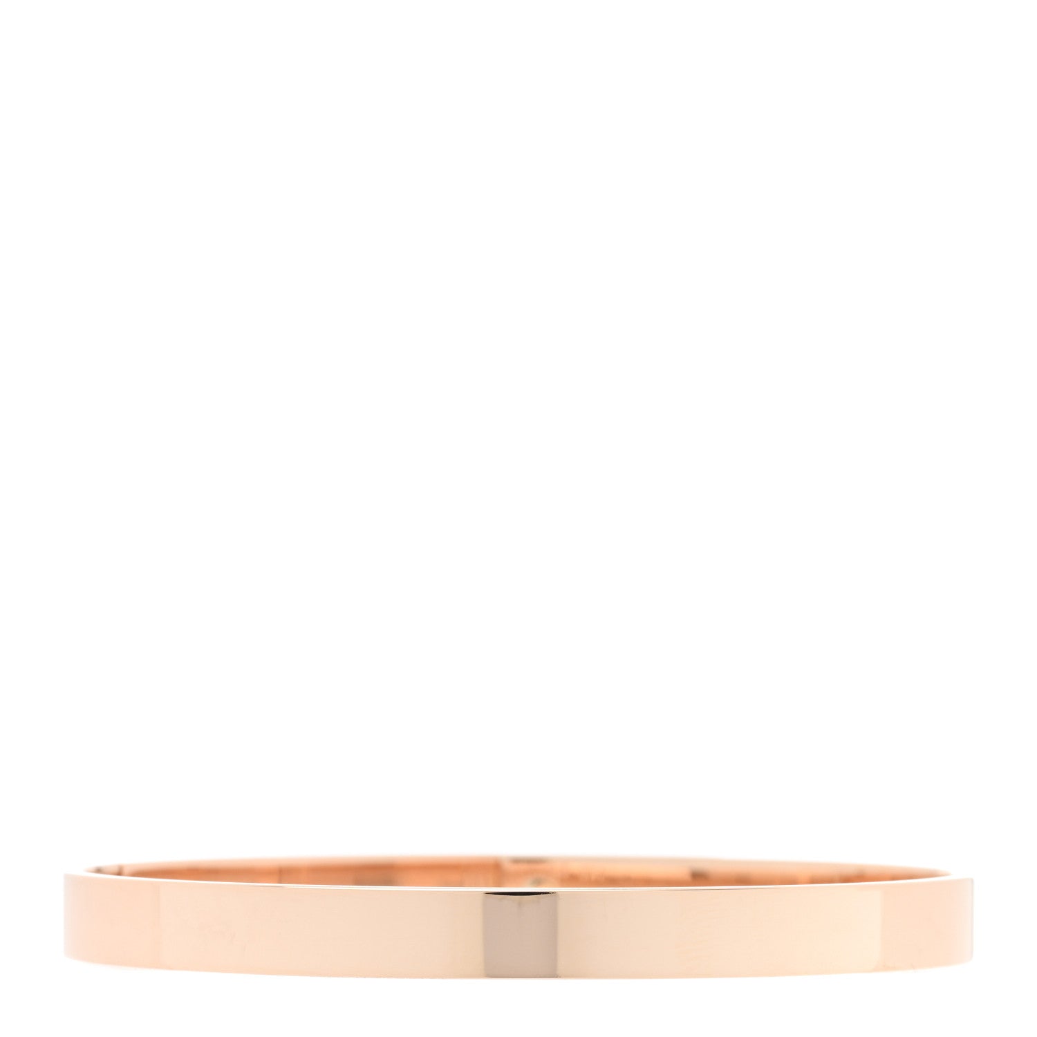 Hermes 18K Rose Gold Diamond PM Kelly Pave Bracelet SH 2 of 3